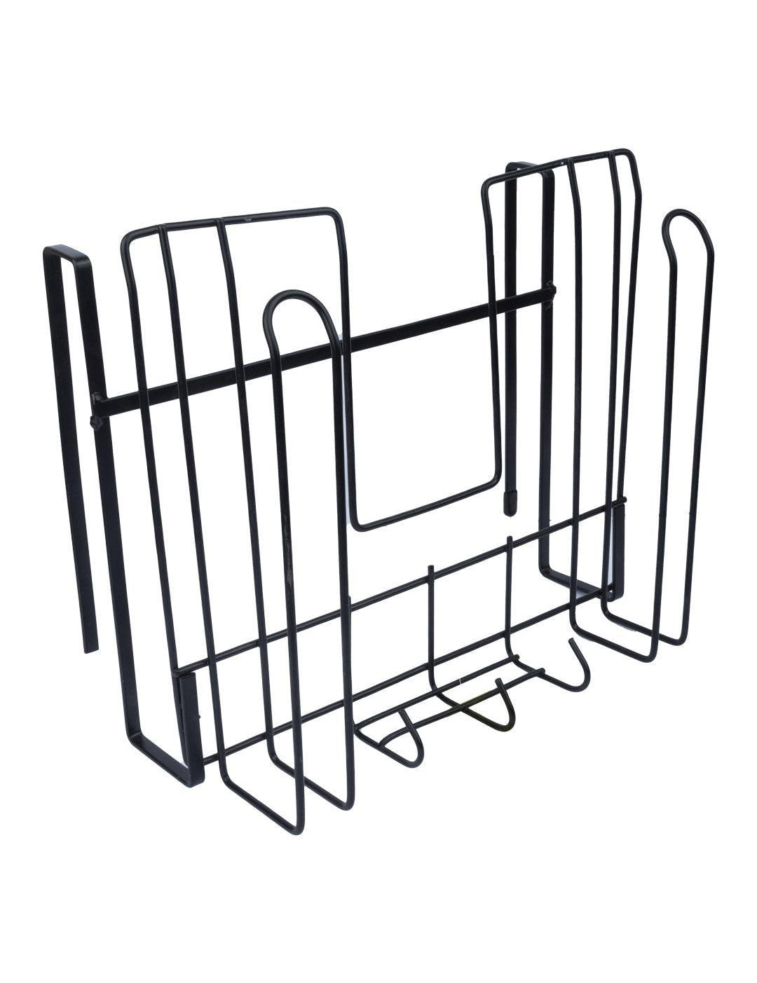 Wall Mount Pot Lid Organizer, Steel Storage Rack - MARKET 99