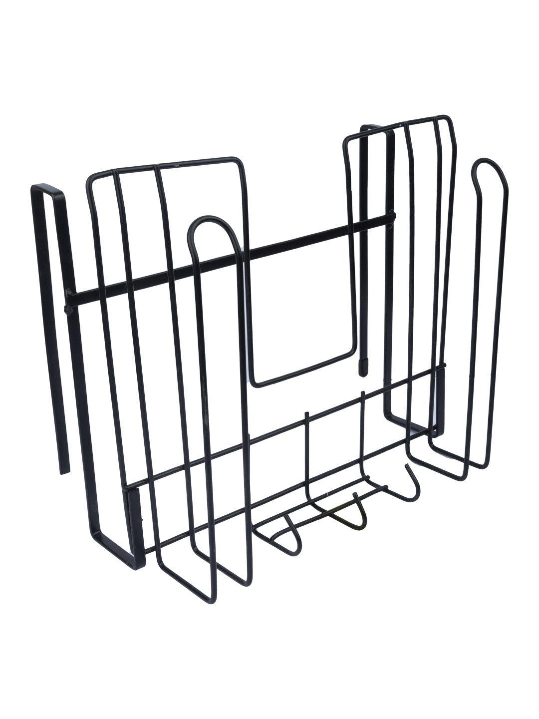 Wall Mount Pot Lid Organizer, Steel Storage Rack - MARKET 99