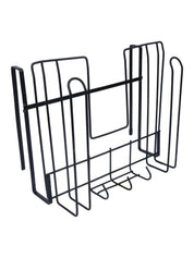 Wall Mount Pot Lid Organizer, Steel Storage Rack - MARKET 99