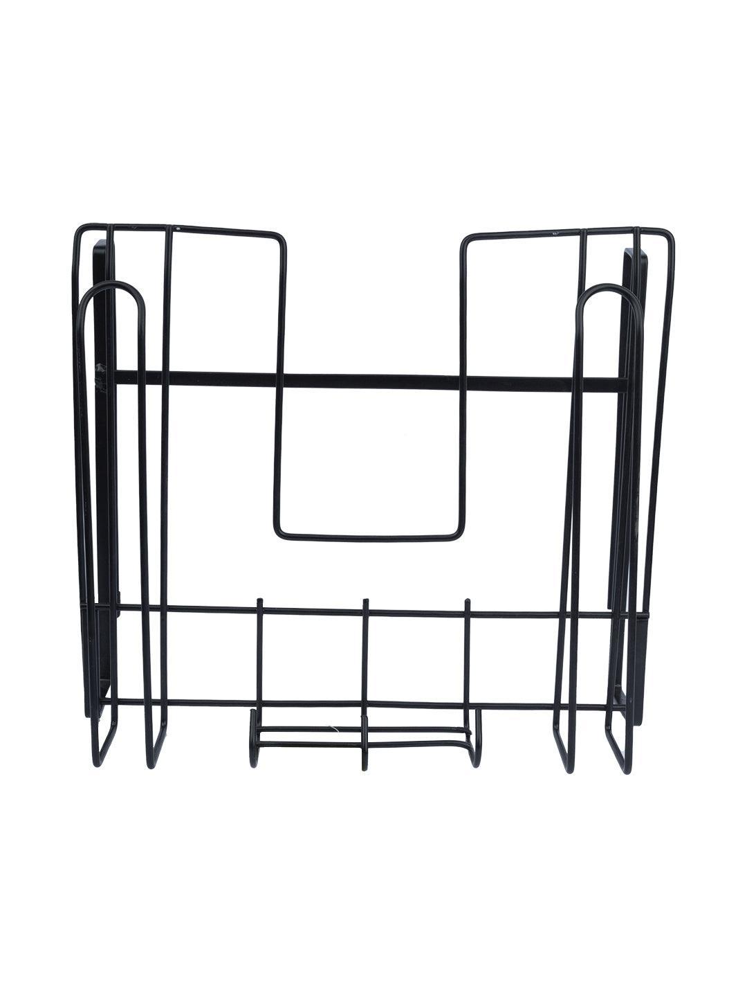 Wall Mount Pot Lid Organizer, Steel Storage Rack - MARKET 99
