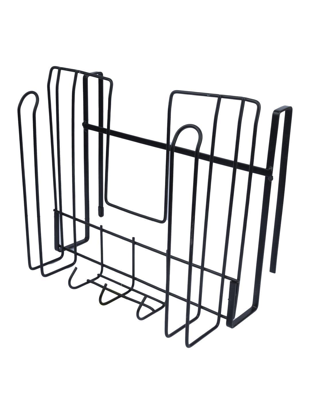Wall Mount Pot Lid Organizer, Steel Storage Rack - MARKET 99