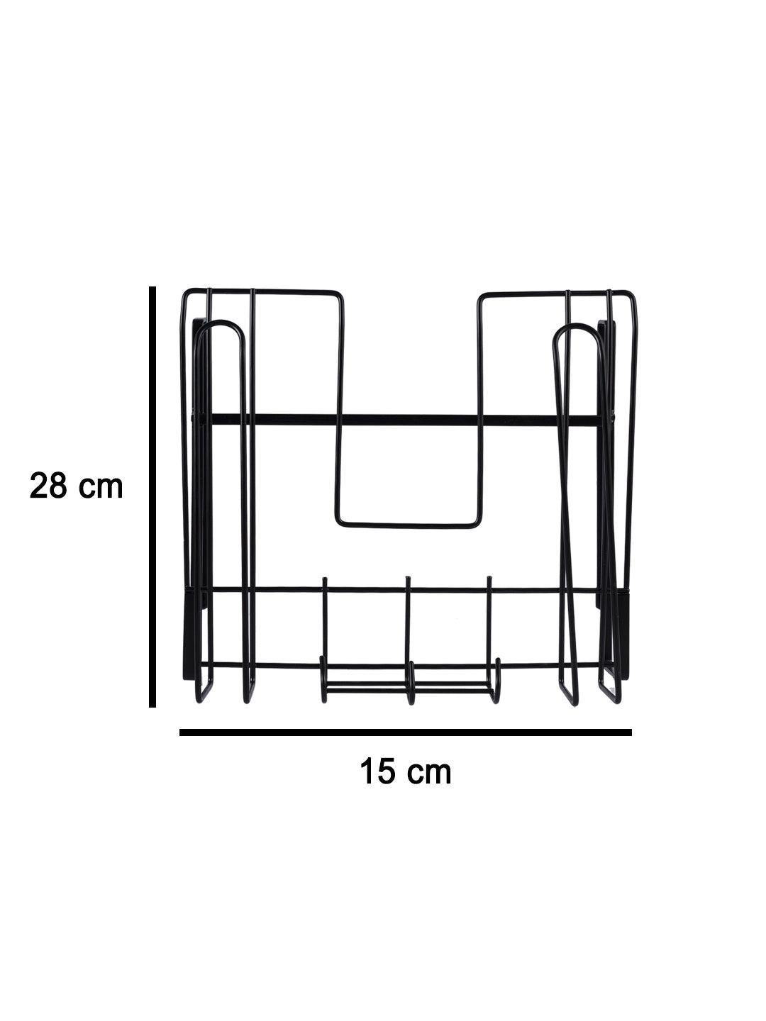 Wall Mount Pot Lid Organizer, Steel Storage Rack - MARKET 99