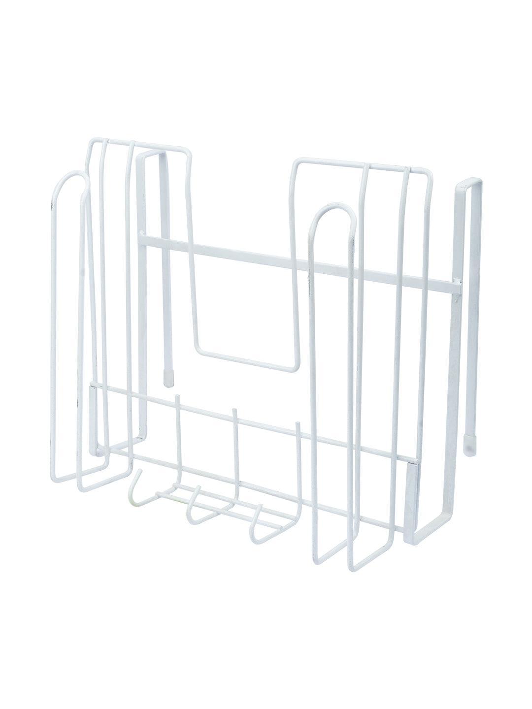 Wall Mount Pot Lid Organizer, Steel Storage Rack - MARKET 99