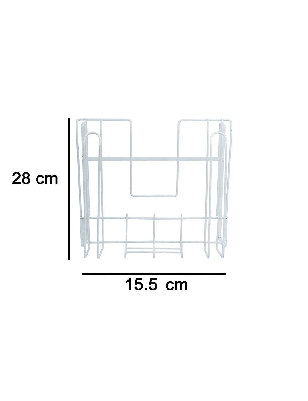 Wall Mount Pot Lid Organizer, Steel Storage Rack - MARKET 99