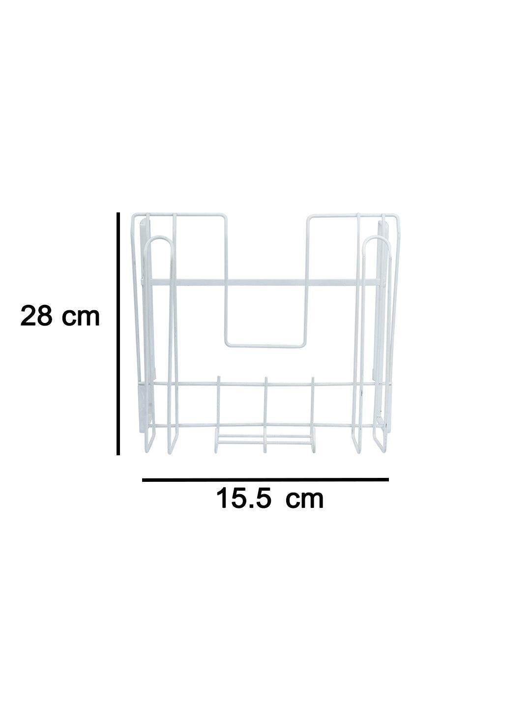 Wall Mount Pot Lid Organizer, Steel Storage Rack - MARKET 99