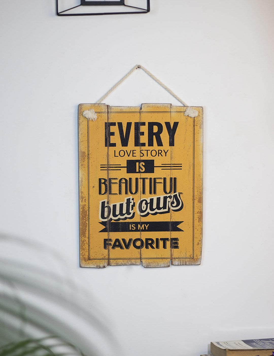 Wall Plaque, Wall Décor, Orange, MDF - MARKET 99