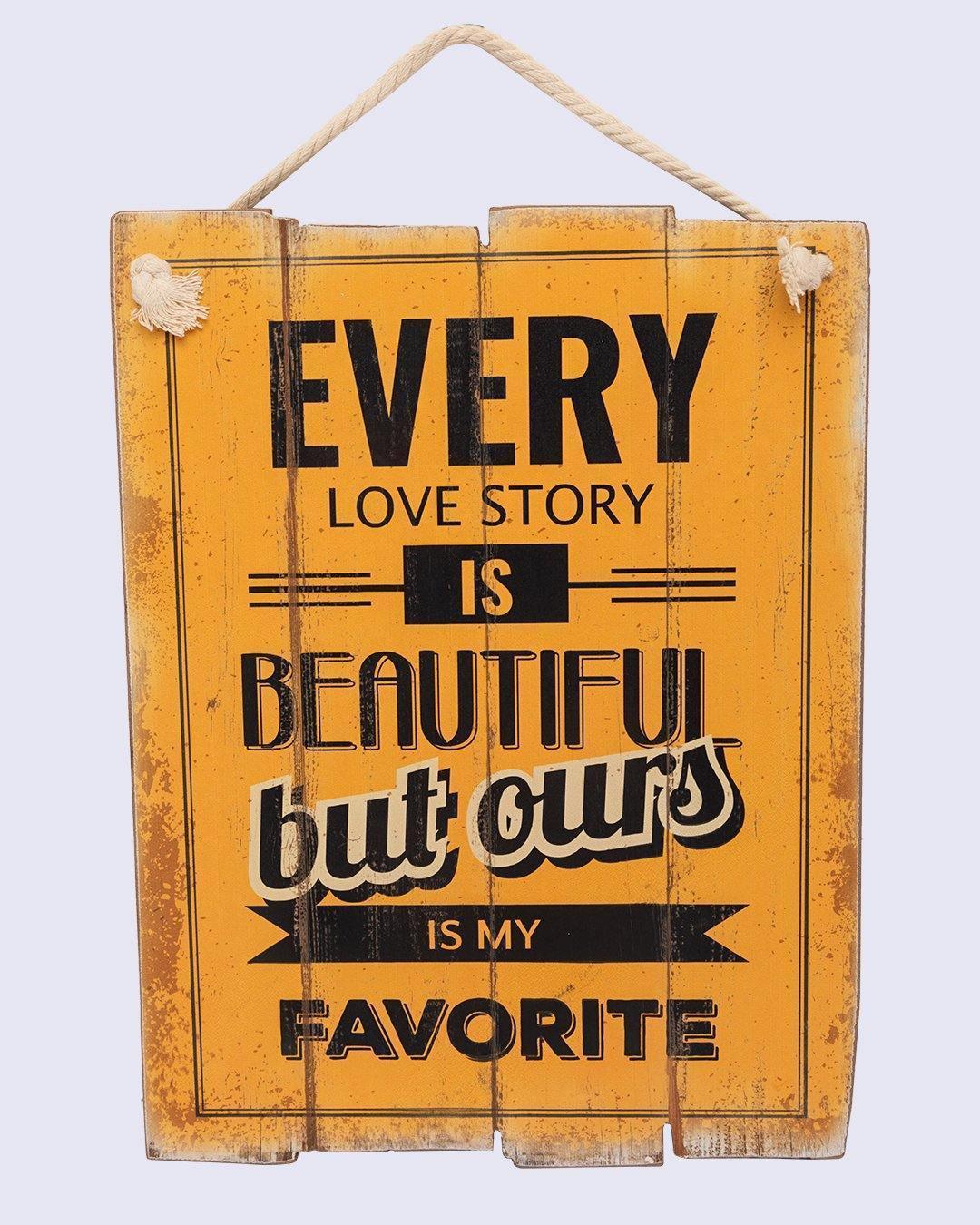 Wall Plaque, Wall Décor, Orange, MDF - MARKET 99