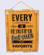 Wall Plaque, Wall Décor, Orange, MDF - MARKET 99