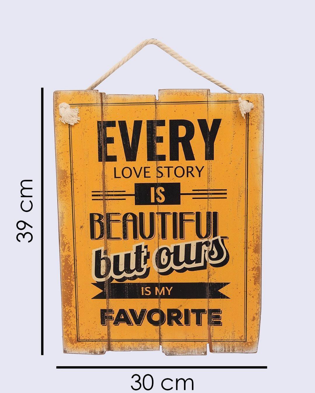 Wall Plaque, Wall Décor, Orange, MDF - MARKET 99