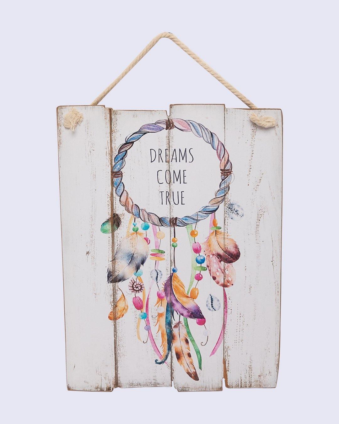 Wall Plaque, Wall Décor, White, MDF - MARKET 99