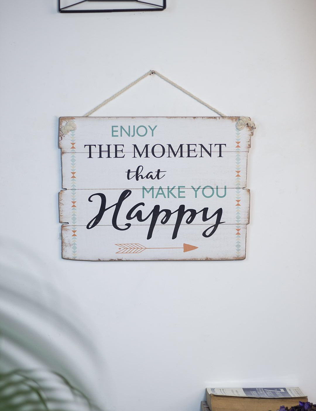 Wall Plaque, Wall Decor, White, MDF - MARKET 99