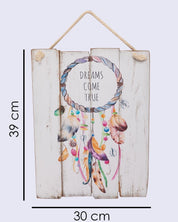 Wall Plaque, Wall Décor, White, MDF - MARKET 99