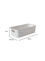 White Multipurpose Storage Basket