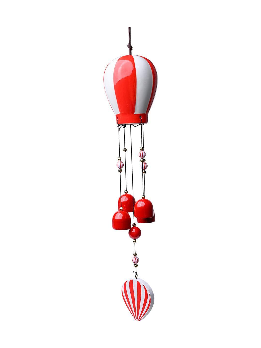 Wind Chimes, Soothing Sound, For Home & Office, Decorative Item, Red, Iron - MARKET 99