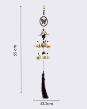 Wind Chimes, Soothing Sound, for Indoor & Outdoor Décor, Multicolour, Iron - MARKET 99