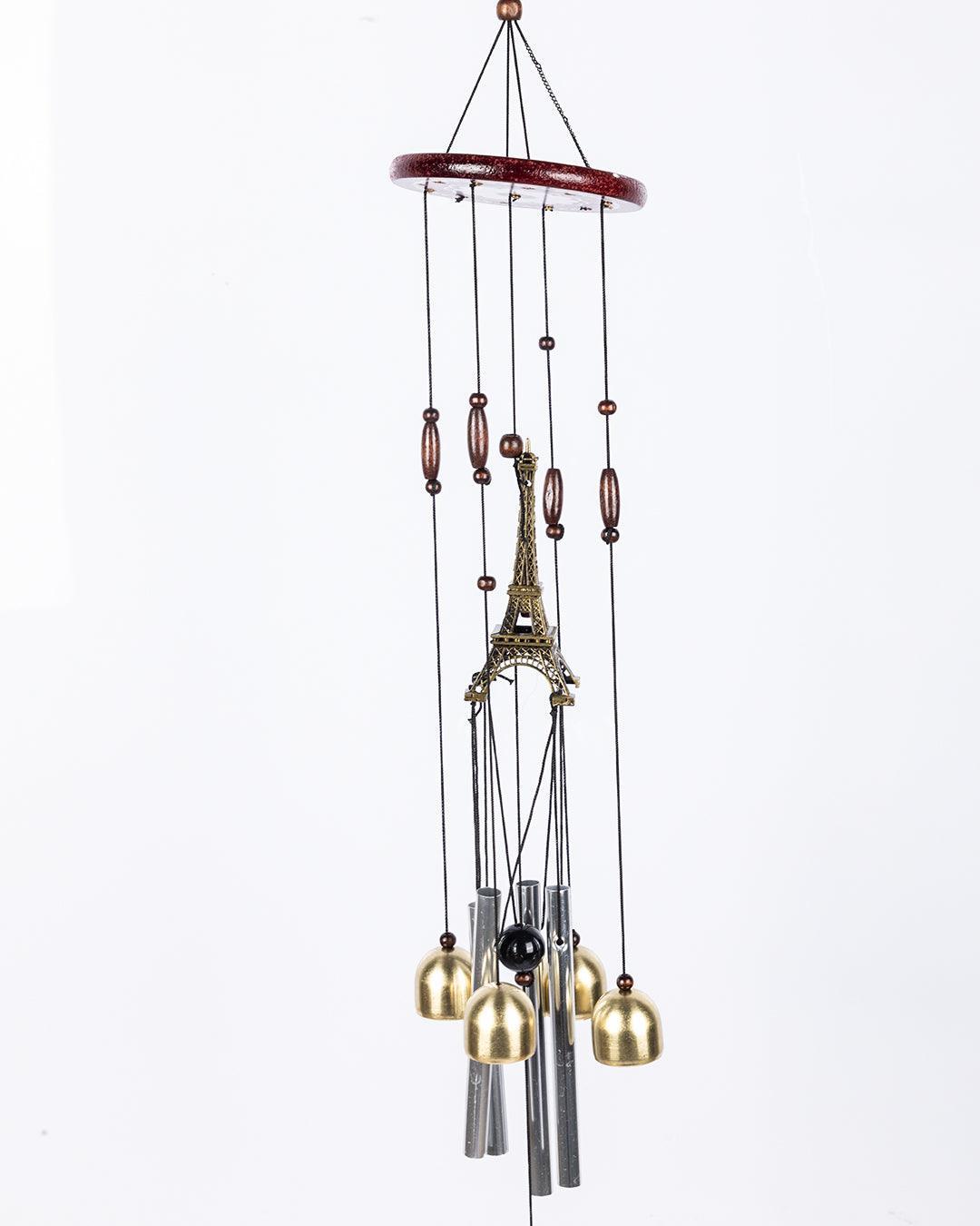 Wind Chimes, Soothing Sound, for Indoor & Outdoor Décor, Silver, Aluminium - MARKET 99