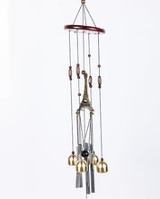 Wind Chimes, Soothing Sound, for Indoor & Outdoor Décor, Silver, Aluminium - MARKET 99
