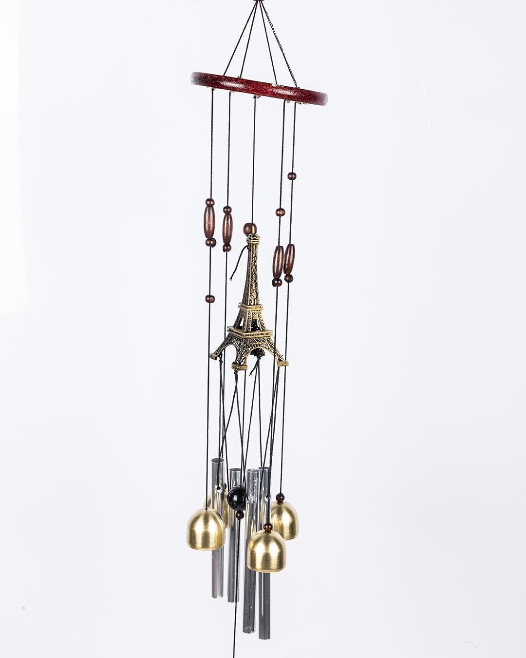 Wind Chimes, Soothing Sound, for Indoor & Outdoor Décor, Silver, Aluminium - MARKET 99