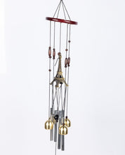 Wind Chimes, Soothing Sound, for Indoor & Outdoor Décor, Silver, Aluminium - MARKET 99