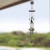 Wind Chimes, Soothing Sound, for Indoor & Outdoor Décor, Silver, Aluminium - MARKET 99