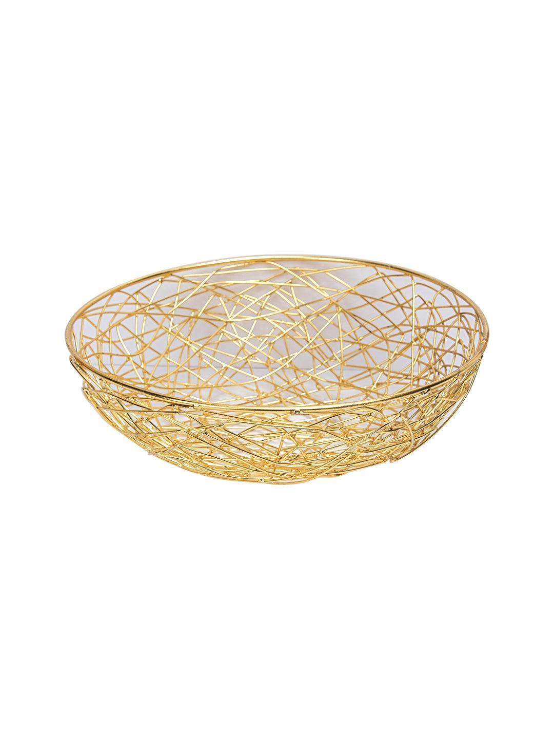 Diwali Decoration Item MESH WIRE BOWL