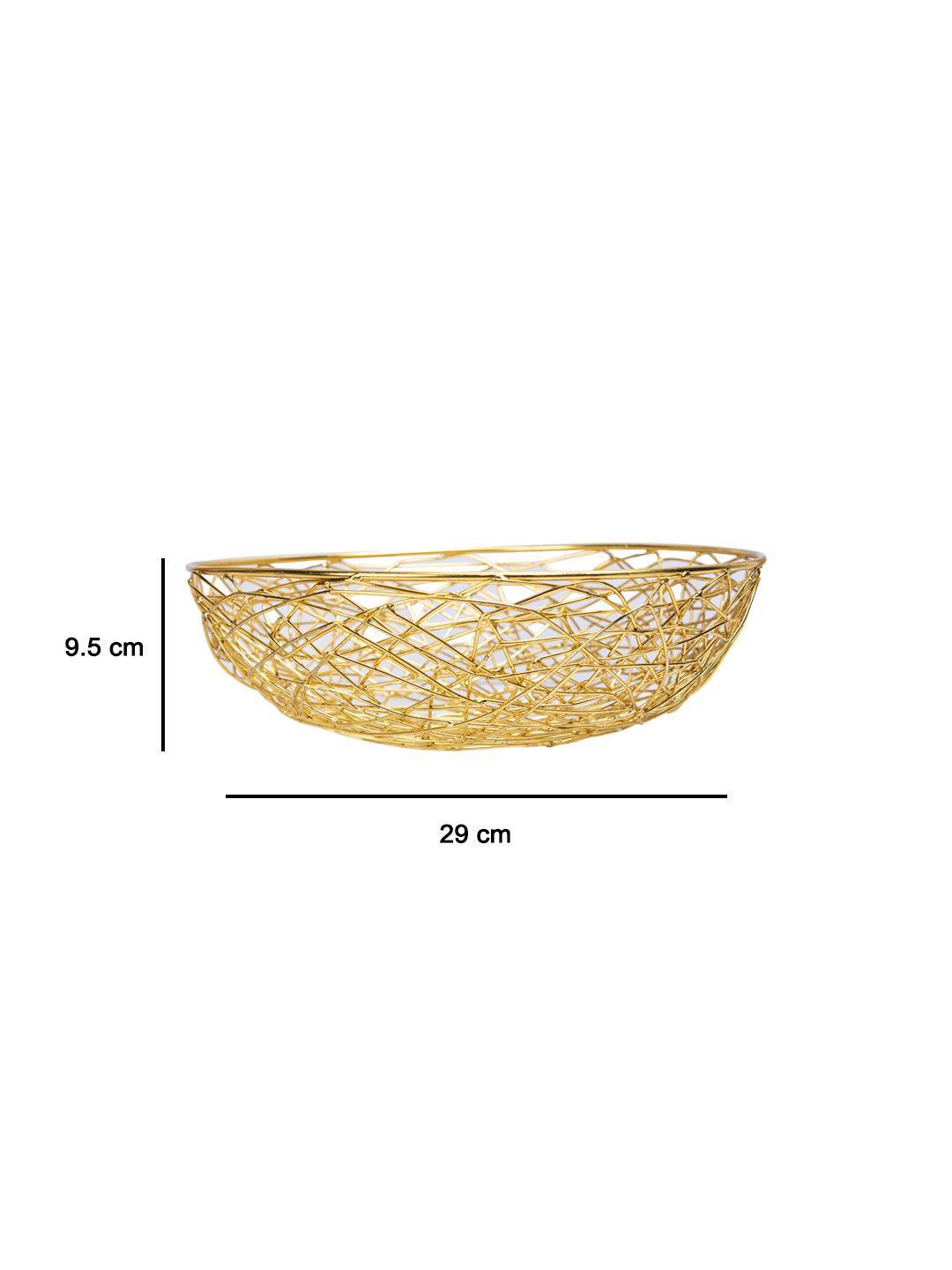 Diwali Decoration Item MESH WIRE BOWL