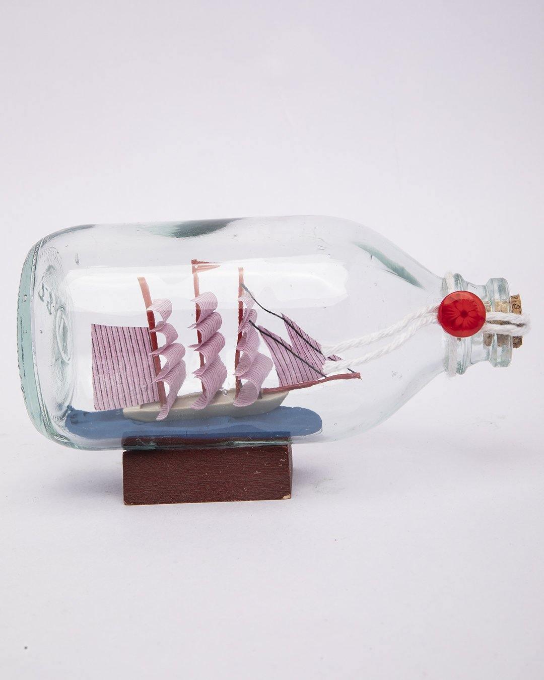 Wishing Bottle, Décor Piece, Pink, Glass - MARKET 99