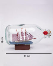 Wishing Bottle, Décor Piece, Pink, Glass - MARKET 99