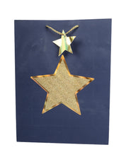 Star Gift Bag, Navy Blue, Paper, Set of 3 - MARKET99