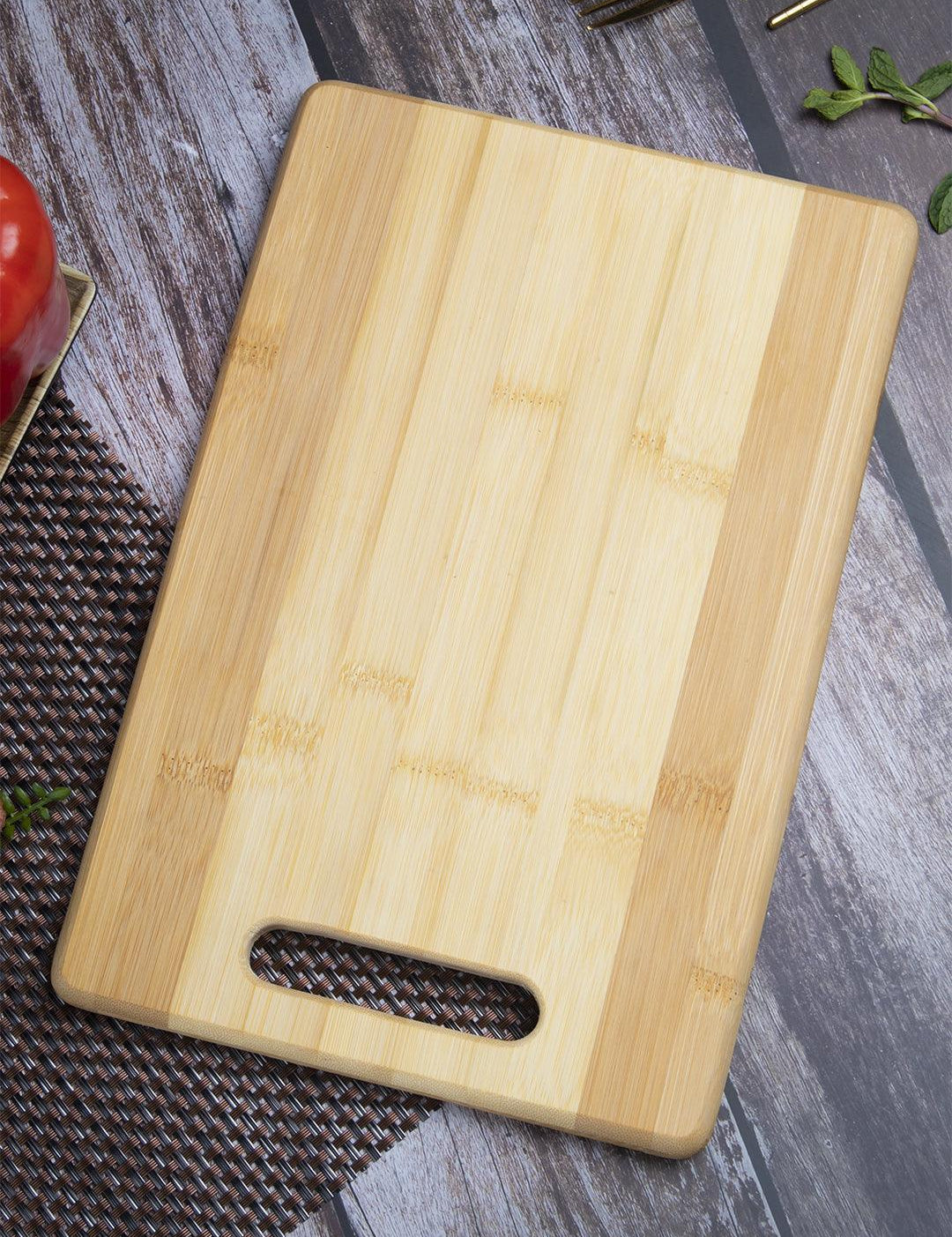 Bamboo, Chopping Board, Plain, Wooden : Finish, Multicolor