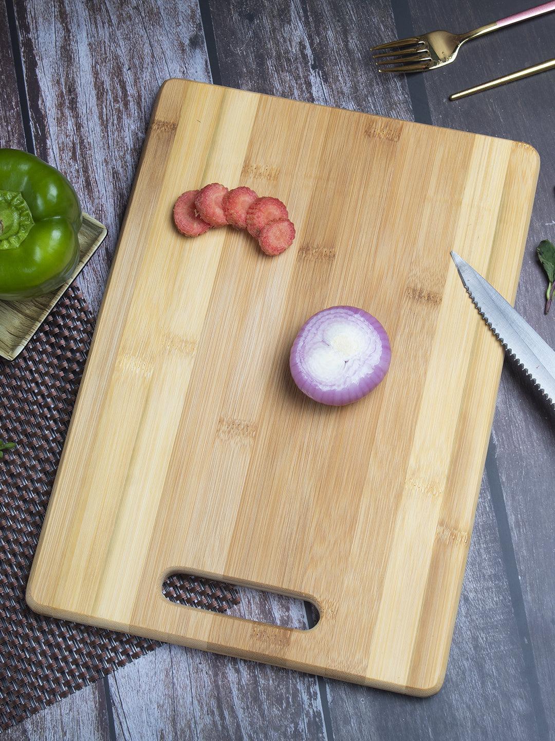 Bamboo, Chopping Board, Plain, Wooden : Finish, Multicolor