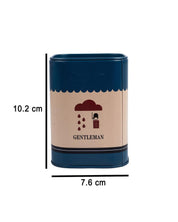 Gentleman Piggy Bank, Blue, Tin - MARKET 99