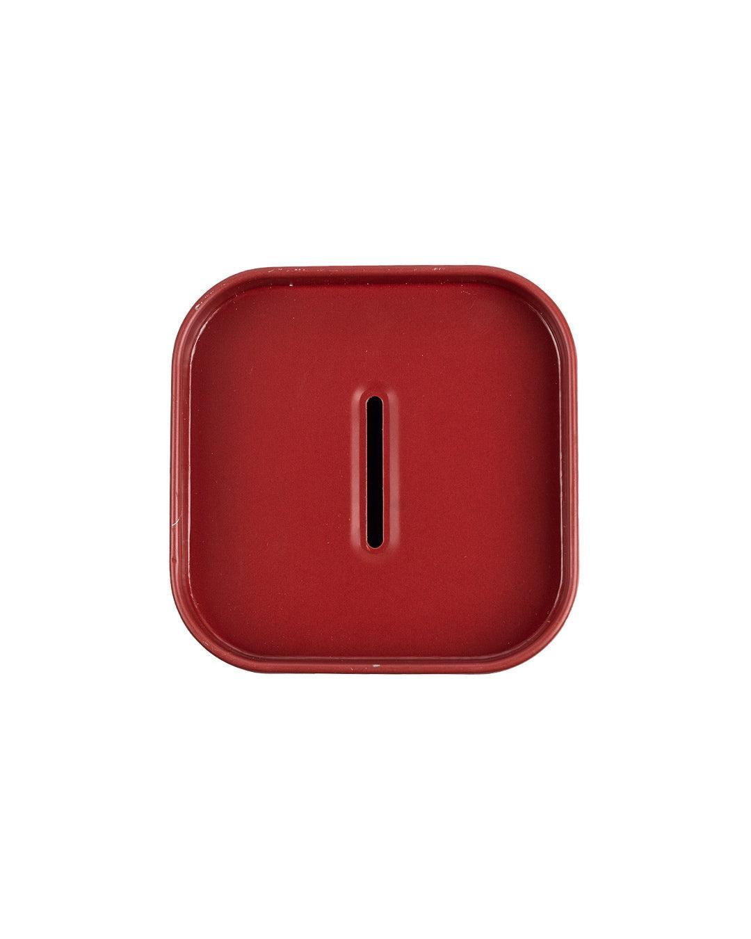 Gentleman Piggy Bank, Red, Tin - MARKET 99