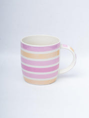 Horizontal Stripes Coffee Mug - 350mL, Multi - MARKET 99