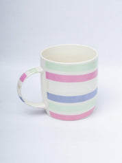 Horizontal Stripes Pattern Coffee Mug - 350mL, Multi - MARKET 99