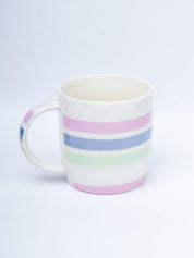 Horizontal Stripes Pattern Mug - 350mL, Multi - MARKET 99
