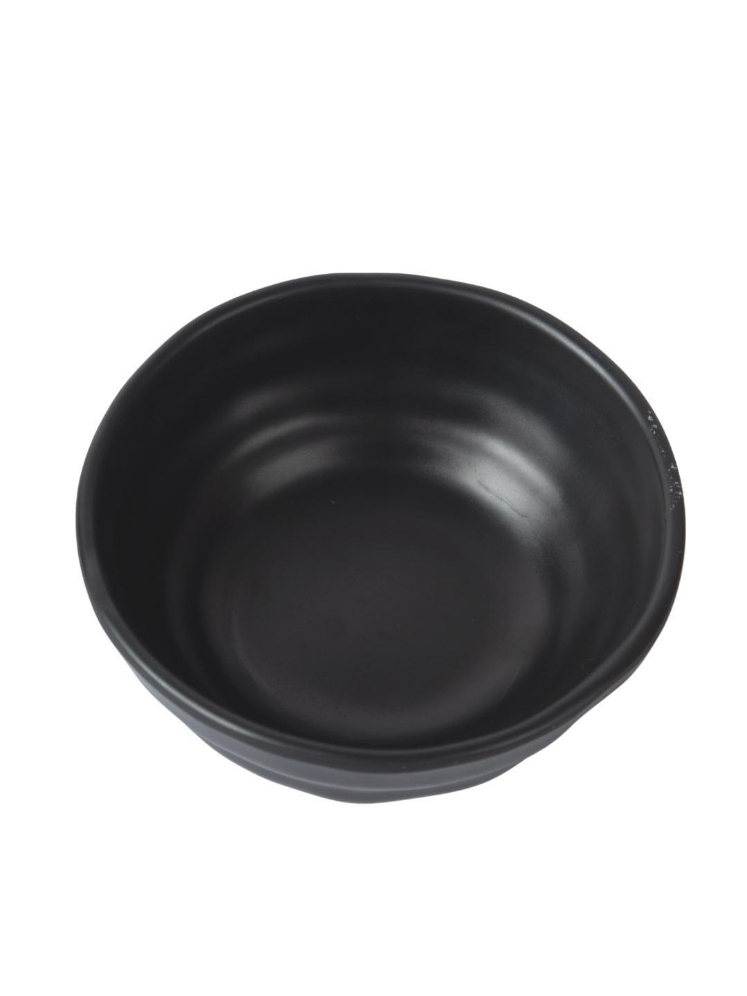 Melamine Black Round Serving Bowl (Set of 2) - MARKET 99