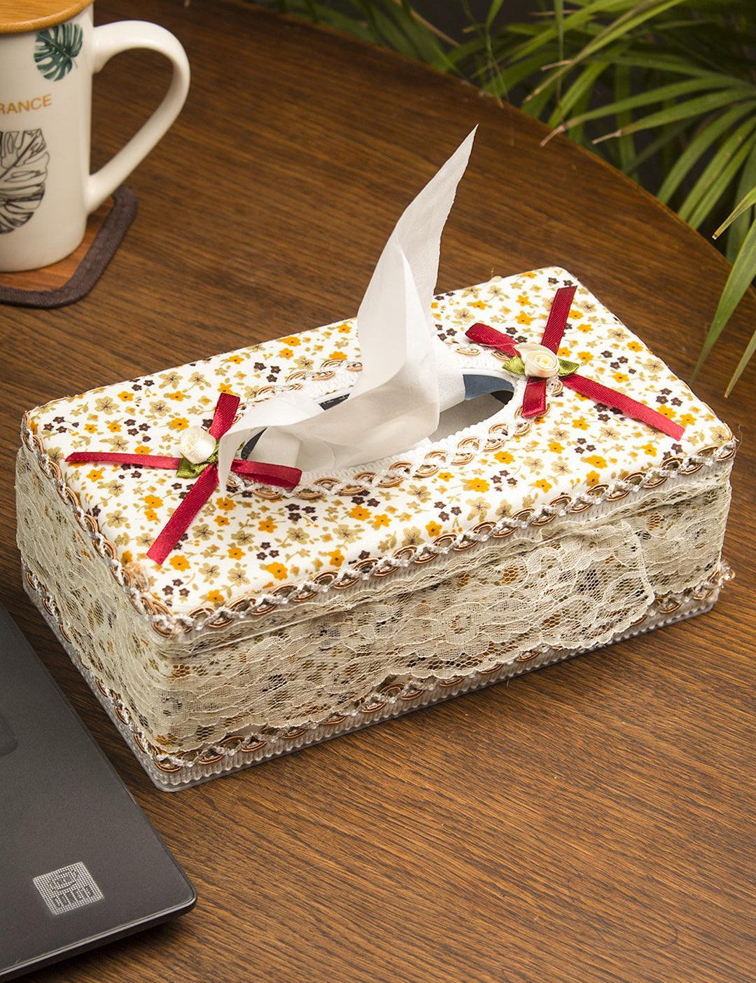 Multicolor Tissue Box - 22.4 X 12.4 X 8.3Cm - MARKET 99