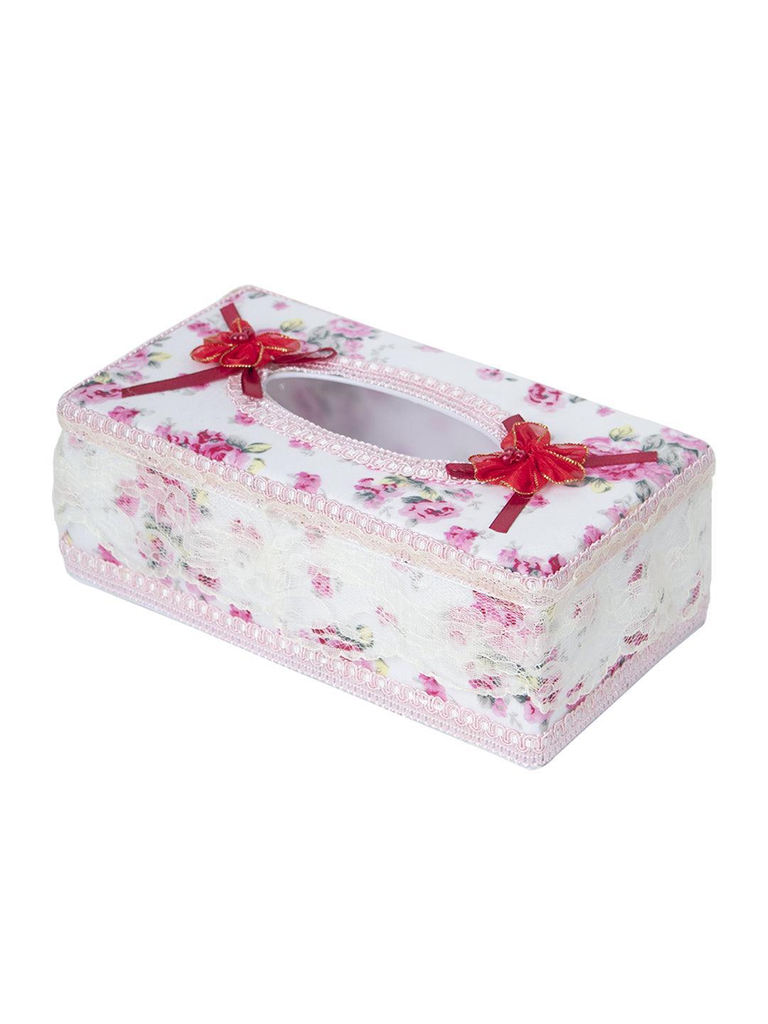 Pink Tissue Box - 22.4 X 12.4 X 8.3Cm - MARKET 99