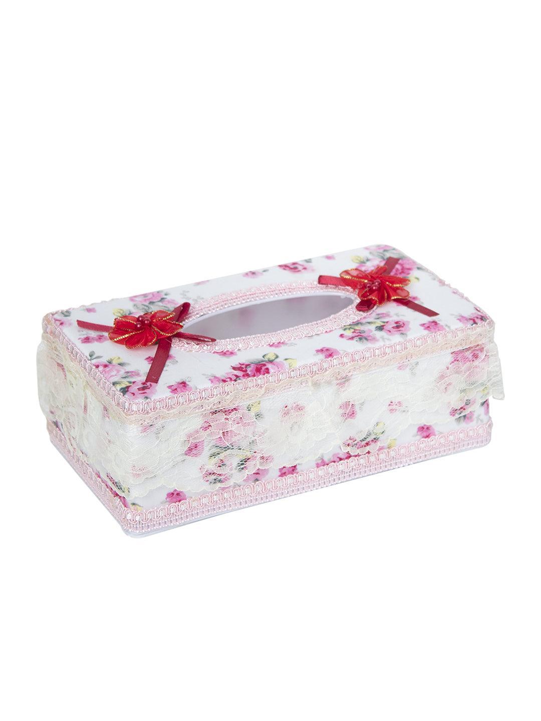 Pink Tissue Box - 22.4 X 12.4 X 8.3Cm - MARKET 99