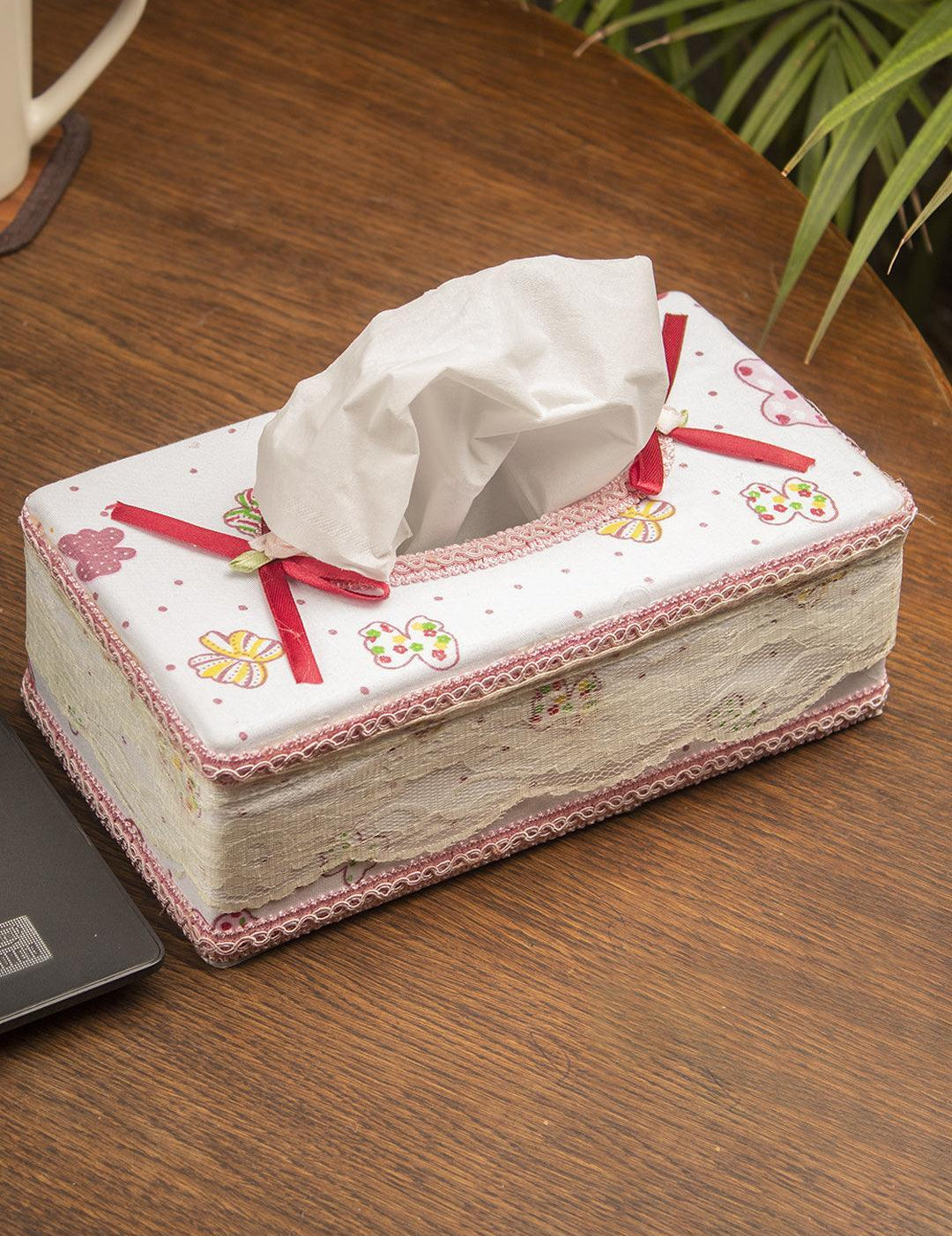 White Tissue Box - 22.4 X 12.4 X 8.3Cm - MARKET 99