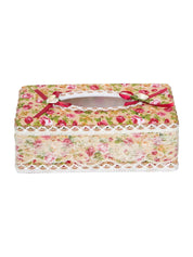 Yellow & Pink Tissue Box - 22.4 X 12.4 X 8.3Cm - MARKET 99