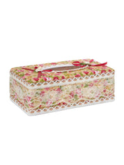 Yellow & Pink Tissue Box - 22.4 X 12.4 X 8.3Cm - MARKET 99