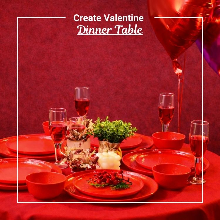 How to Create a Valentine Dinner Table Setup at Home