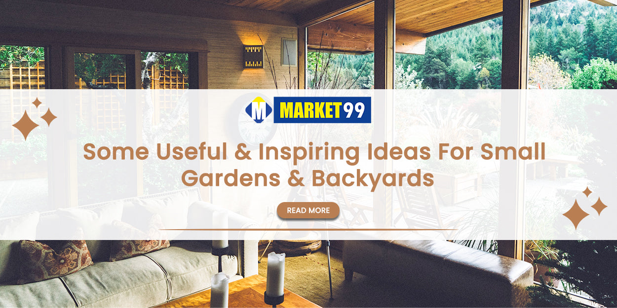 Some Useful & Inspiring Ideas For Small Gardens & Backyards