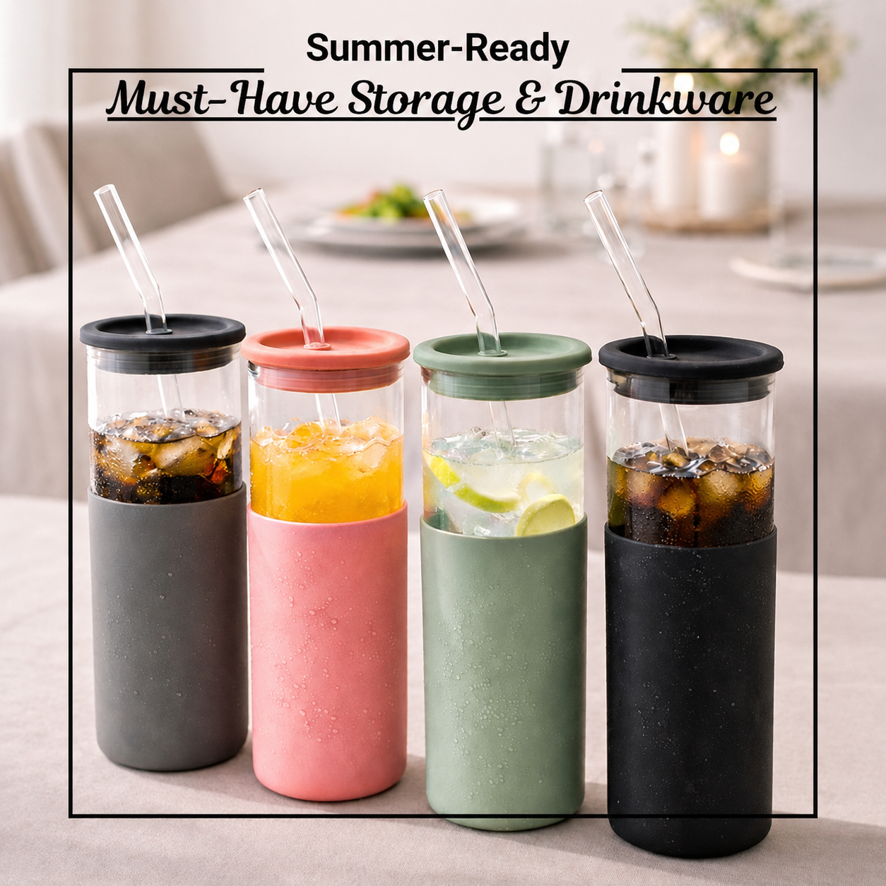 Summer-Ready Kitchen: Must-Have Storage & Drinkware