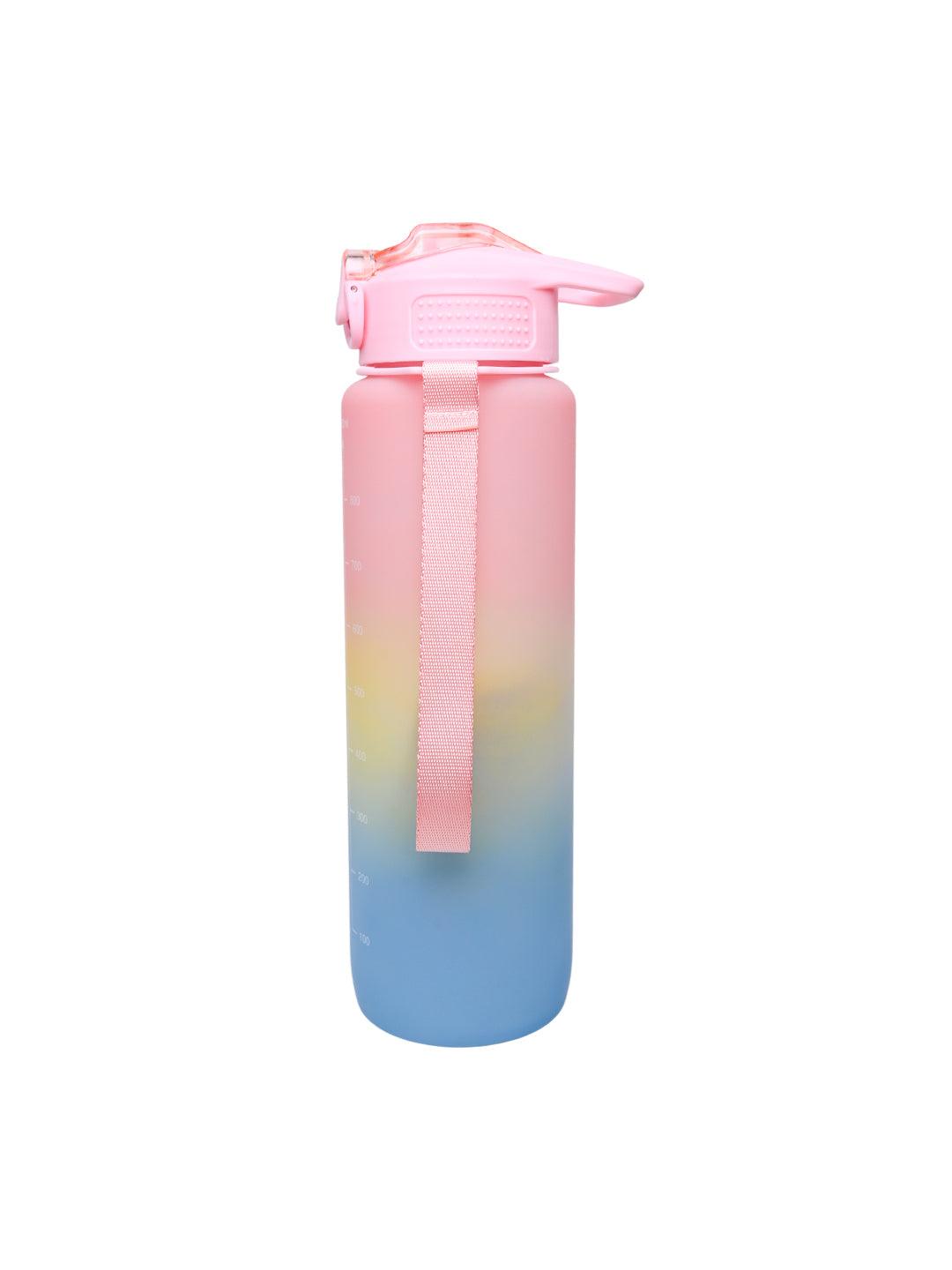 1 Liter Sipper Travel Water Bottle, Multi - MARKET 99