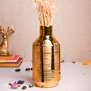 Stylish Golden Ceramic Vase