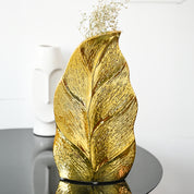 Stylish Leaf Shape Ceramic Vase