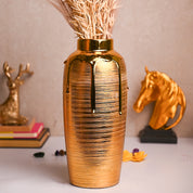 Stylish Golden Ceramic Vase